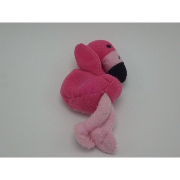 Pink flamingo Miniature Baby 4 inch Plush Toy Stuffed Animal Barbiecore - Picture 2 of 2